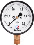 Манометр ТМ-510Р.00 (0 - 1,6 MРа) 100 мм нижнее подключение G1/2 класс 1.5
