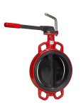 Затвор дисковый ГРАНВЭЛ ЗПВЛ-FLN(w)-5-MN-Е, Ду 040, Ру 16, м/фл., с рукояткой, Траб= -15...+95°С, диск - нержавеющая сталь, уплотнение - EPDM