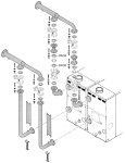 Гидравлический комплект для двух котлов в каскаде KB2 для котлов POWER HT 1.280-1.320