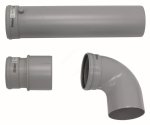 Набор для подключения дымохода к котлу VKK 806/3...1606/3 с переходником 150-130 мм