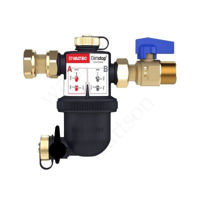 VALTEC Фильтр-дешламатор с пластиковым корпусом Dirstop, 3/4", купить ...