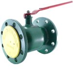 Кран шаровой 11с67п 2ЦФ, ф/ф, Ру25 Ду 100/080