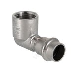 Угольник 90° с вн.р. нерж. сталь 18 х 1/2