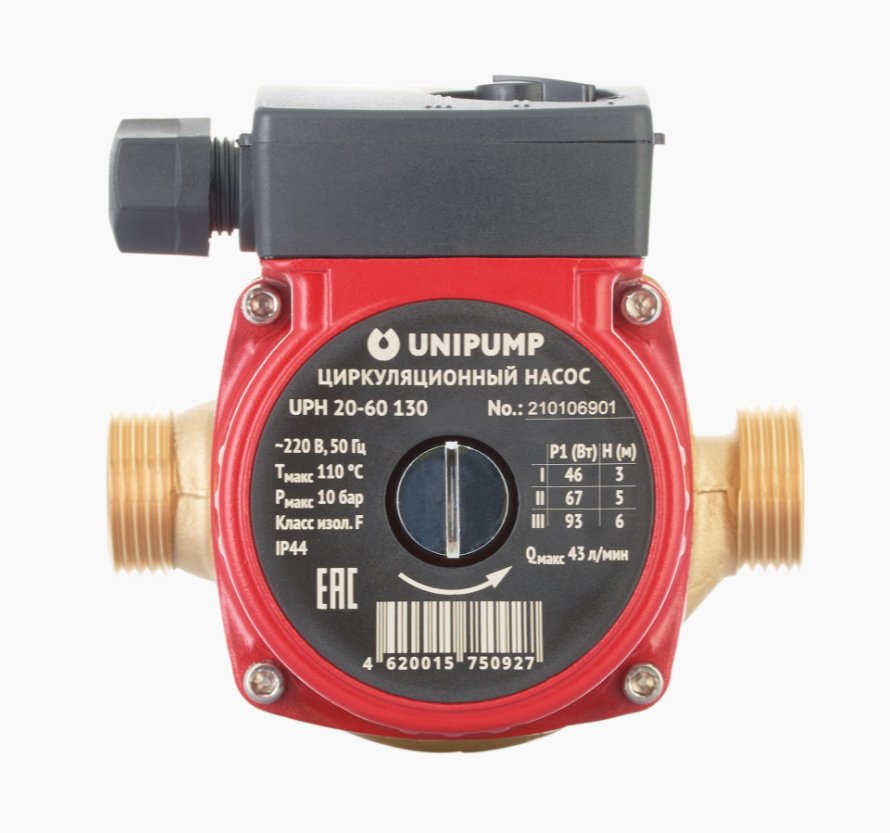 UNIPUMP  циркуляционный для ГВС UPН 20-60 1 х 220В, монтажная .