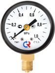 Манометр ТМ-310Р.00 (0 - 1,6 MPa) 63 мм нижнее подключение М12 х 1,5 класс 2,5
