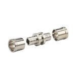 Муфта Slide-fit латунная ремонтная 16 x 2.0 в комплекте с гильзами