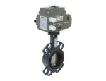 Дисковый затвор ЗДМ DN65 PN16 с электроприводом АМБ/220В, Траб= -15...+120°С, диск - чугун, уплотнение - EPDM