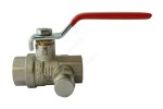 Кран шаровой BVR-DR DN25 PN40 с внутренней резьбой со спускным элементом, ГОСТ Р 59553