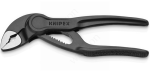 Клещи переставные COBRA XS, зев 28 мм, длина 100 мм, фосфатированные