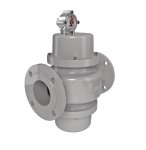 Фильтр газовый ФН 1 1/4-16С Ду 32, фланцевый, стальной корпус, направление потока газа слева-направо (ИП-30)