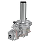 Регулятор-стабилизатор давления газа РС 1 1/4-6-К-268 Ду 32 фланцевое, комбинированный с ПЗК, входное давление 6 бар, диапазон выходных давлений 260...510 мбар, диапазон ПЗК 325...400 мбар