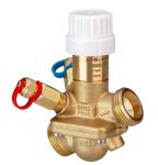 Комбинированный клапан AQT-R3, Ду 025, c измерительными ниппелями, наружняя резьба 1 1/4