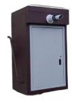 Котел наружного размещения ТГУ-НОРД-С 15, шкаф коричневый, 1-контурн. MIZUDO M15TH