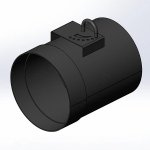 Патрубок дымохода D=180, L=210