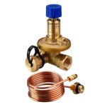 Регулятор перепада давления APT-R3 DN15, диапазон настройки 5–25 кПа, трубка 1,2 м, PN 16 бар, Тмакс 120 °С, ΔРмакс = 1,5 бар, kvs 1,6