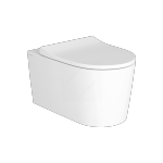 Унитаз Nest gодвесной безободковый QuantumFlush, белый санитарный фарфор антибактериальное покрытие Hygiene + Clean