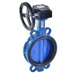 Затвор дисковый поворотный чугун 2011R Ду 200 Ру 16 м/фл. с редуктором диск нерж манжета EPDM EURO