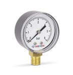 Манометр радиальный 50 мм, 10 бар, 1/4