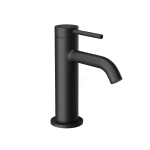 Смеситель Minimax Round для раковины однорычажный матовый черный латунь