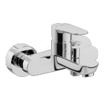 Смеситель Flow Soft настенный для ванны однорычажный хром латунь