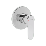 Смеситель Root Round, встраиваемый для ванны, хром