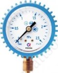 Манометр сварочный ТМ-210Р.00 (0 - 1 МРа) 50 мм нижнее подключение M12 x 1.5 класс 2.5 очистка под кислород О2