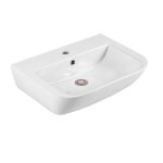 Раковина подвесная 595 х 435 х 165 белая, может быть установлена на пьедестал