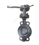Дисковый затвор ЗДМ 2WH PN25 DN65 межфланцевый с рукояткой; корпус, диск - сталь, Траб= -29...+425°С, уплотнение - графит