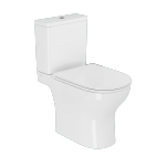 Унитаз-компакт M50 напольный безободковый VortexFlush с сиденьем микролифт белый санитарный фарфор