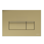 Панель смыва Root Square, двойный смыв, глянцевое золото