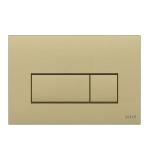 Панель смыва Root Square, двойный смыв, брашированное золото