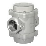 Фильтр газовый ФН 1 1/4-2 Ду 32, муфтовый, алюминиевый корпус, УХЛ1, 50 мкм
