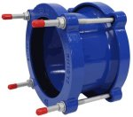 Муфта сталь соединительная Ду 150 (Дн 159-182) Ру10/16 ДРК 7020